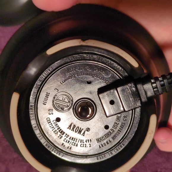 Aroma Housewares Co. Brown Ceramic Electric Plug In Potpourri Burner EUC - Picture 5 of 9